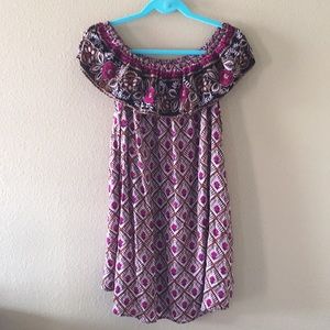 Express off-shoulder dress